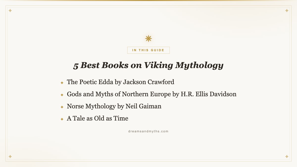 At a glance — 5 Best Books on Viking Mythology
