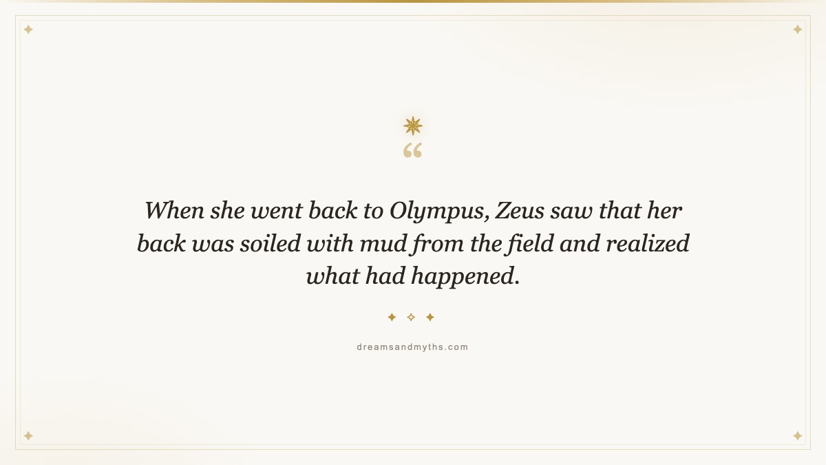 Pull quote from Demeter Ancient Goddess of Agriculture in Greek