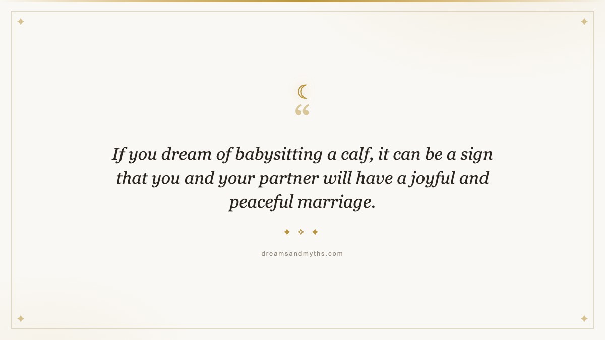 Pull quote from Dream About Babysitting