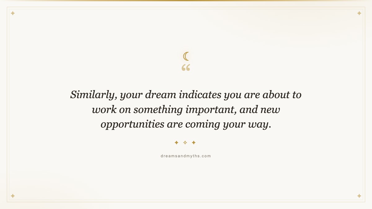 Pull quote from Cooking Dream Meaning And Interpretation