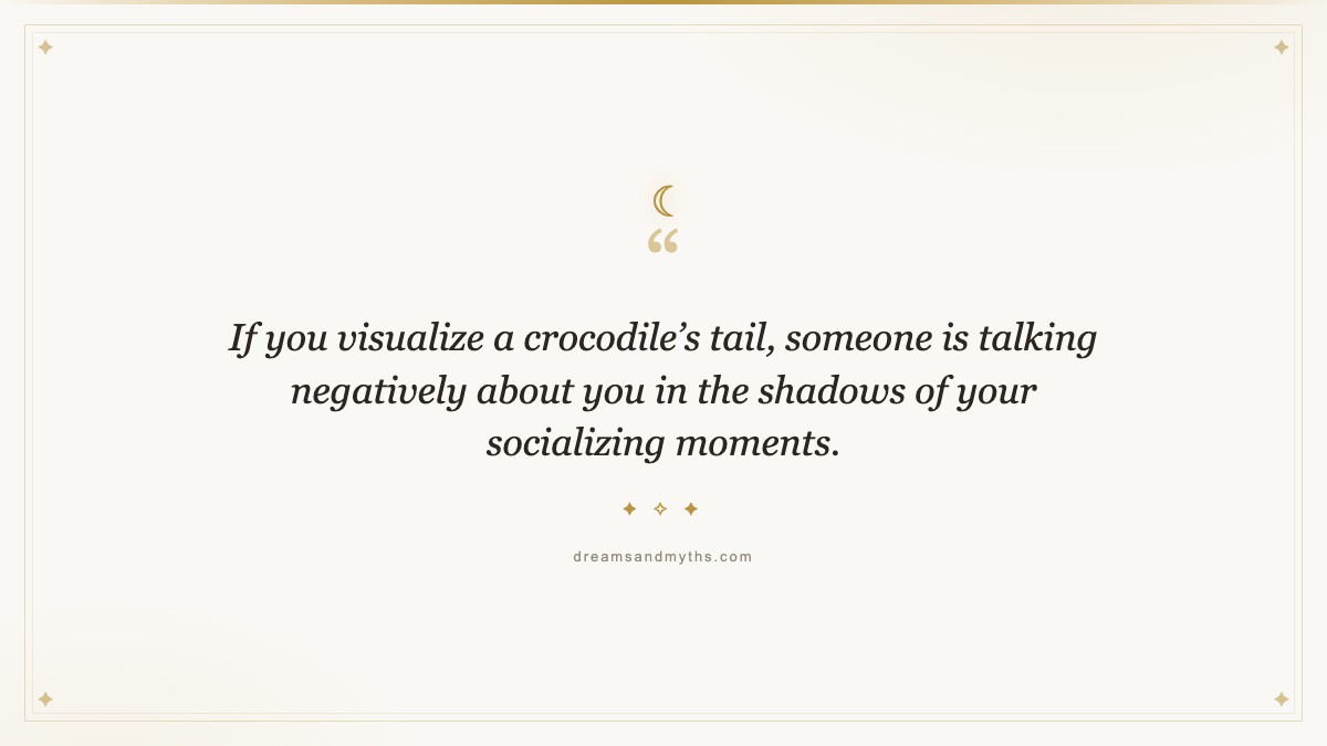 Pull quote from 20 Meanings and Interpretations of Dreams About Crocodiles