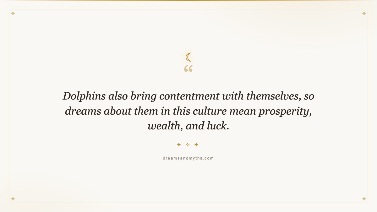 Pull quote from Dream About Dolphins: Meaning and Interpretation