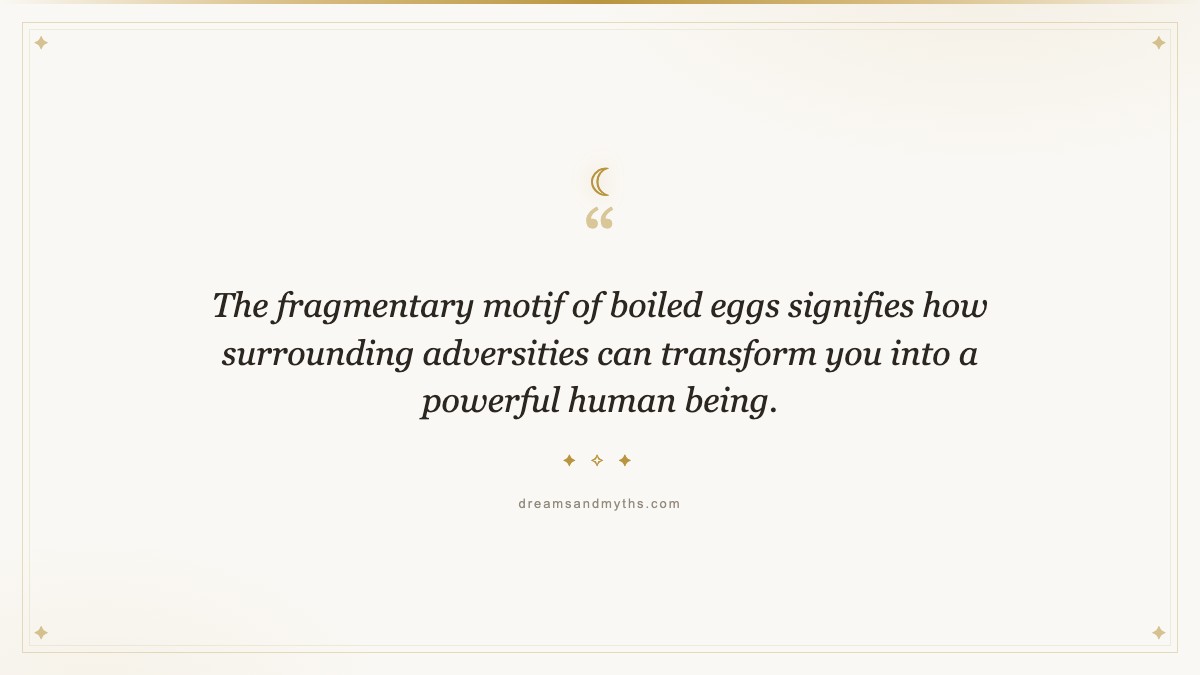 Pull quote from Dreams About Eggs: Symbols and Interpretations