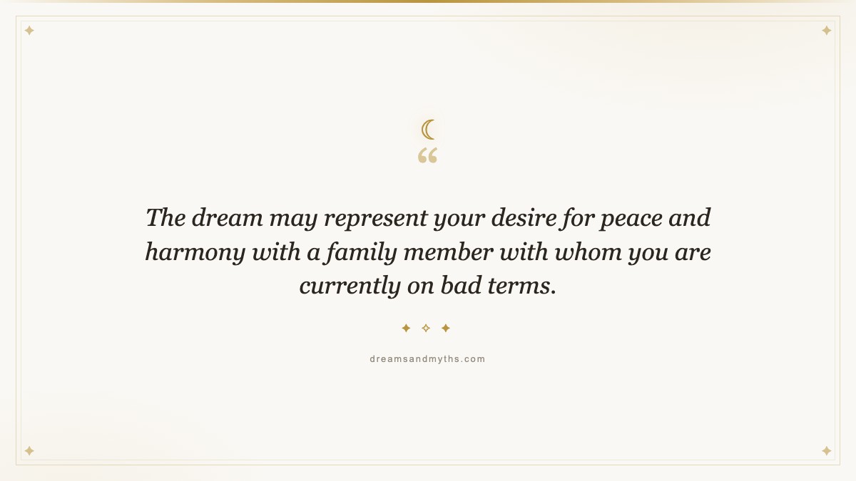 Pull quote from Dream About Hugging Someone
