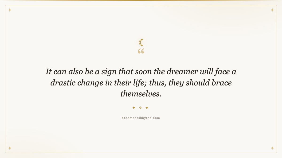 Pull quote from Dream About Hurricane