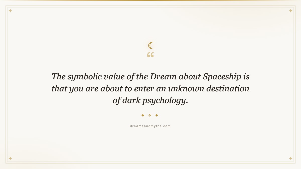 Pull quote from Dream About Spaceship