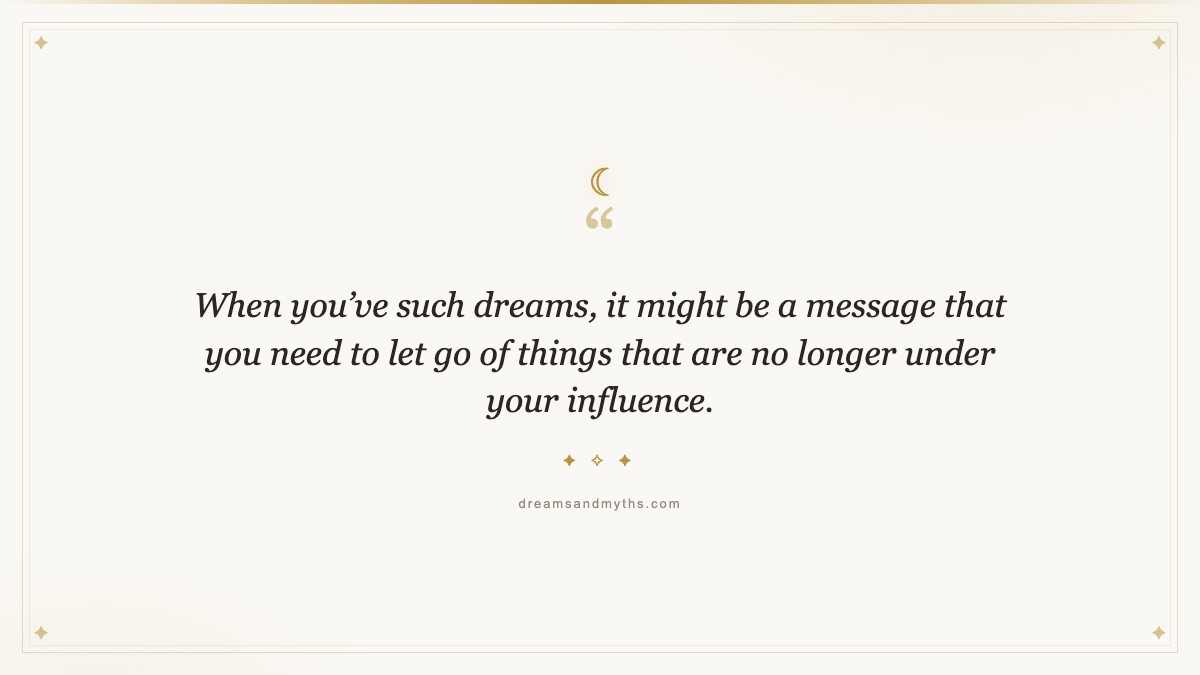 Pull quote from Dream About The World Ending