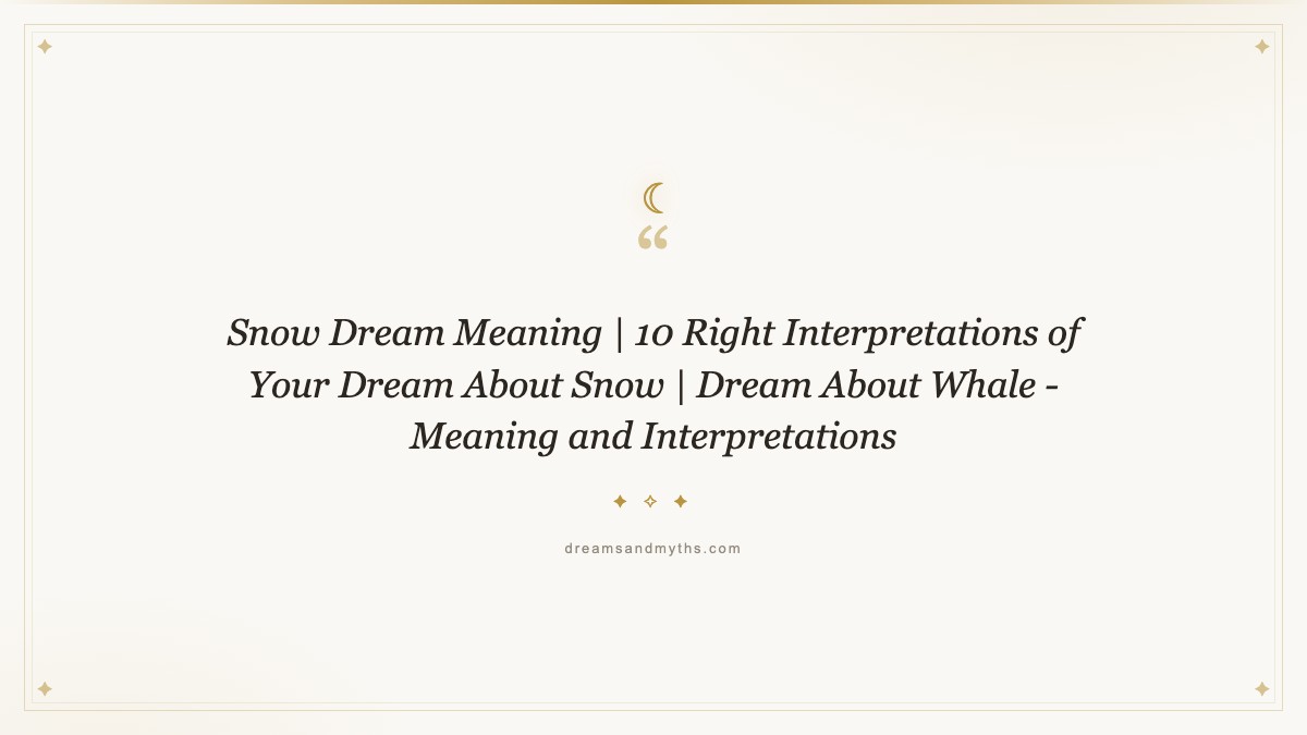 Pull quote from Dream About a Dog Biting