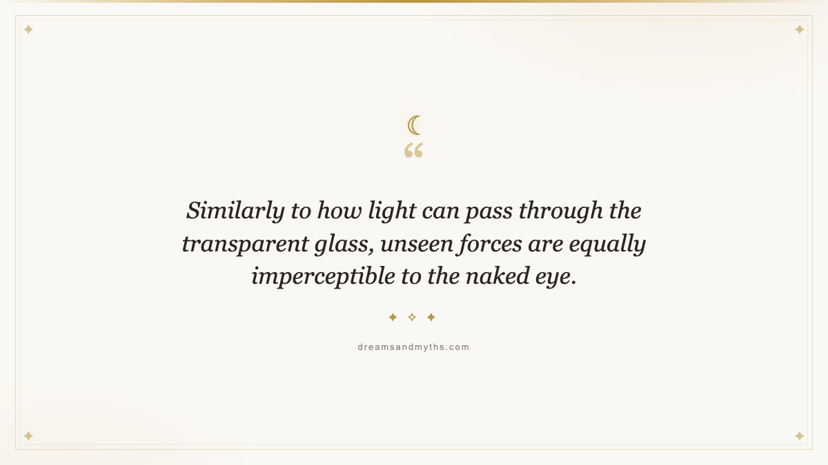 Pull quote from Dream About Glass: Meaning And Interpretation