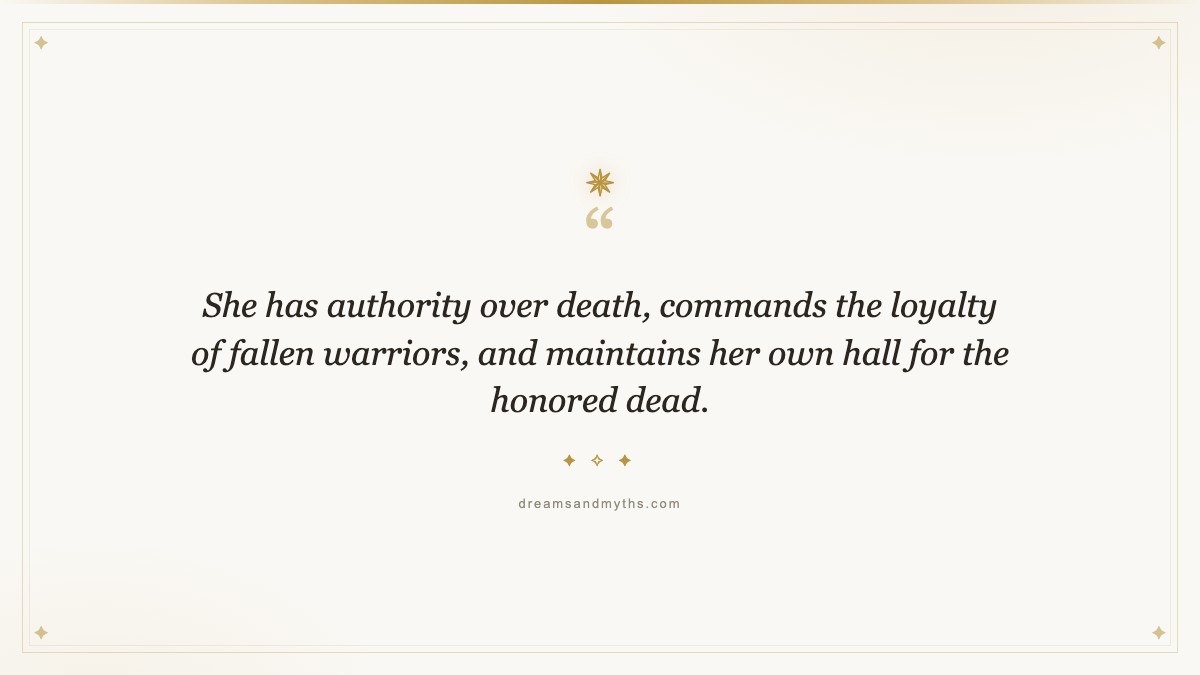 Pull quote from Freya: The Powerful Norse Goddess of Love and Beauty