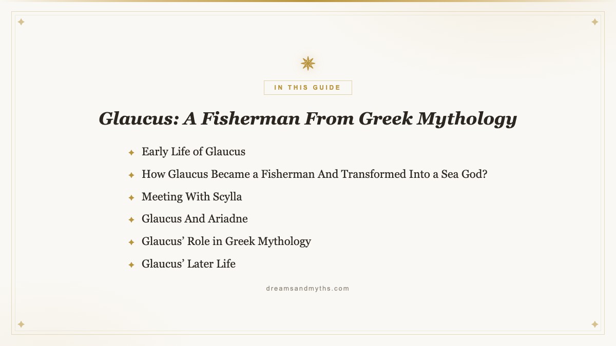 At a glance — Glaucus: A Fisherman From Greek Mythology
