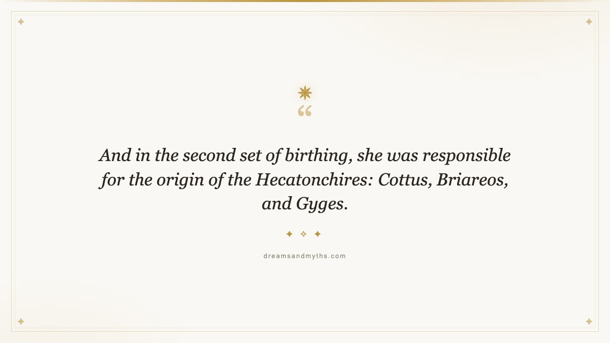 Pull quote from Gaea | Goddess of Earth in Greek Mythology
