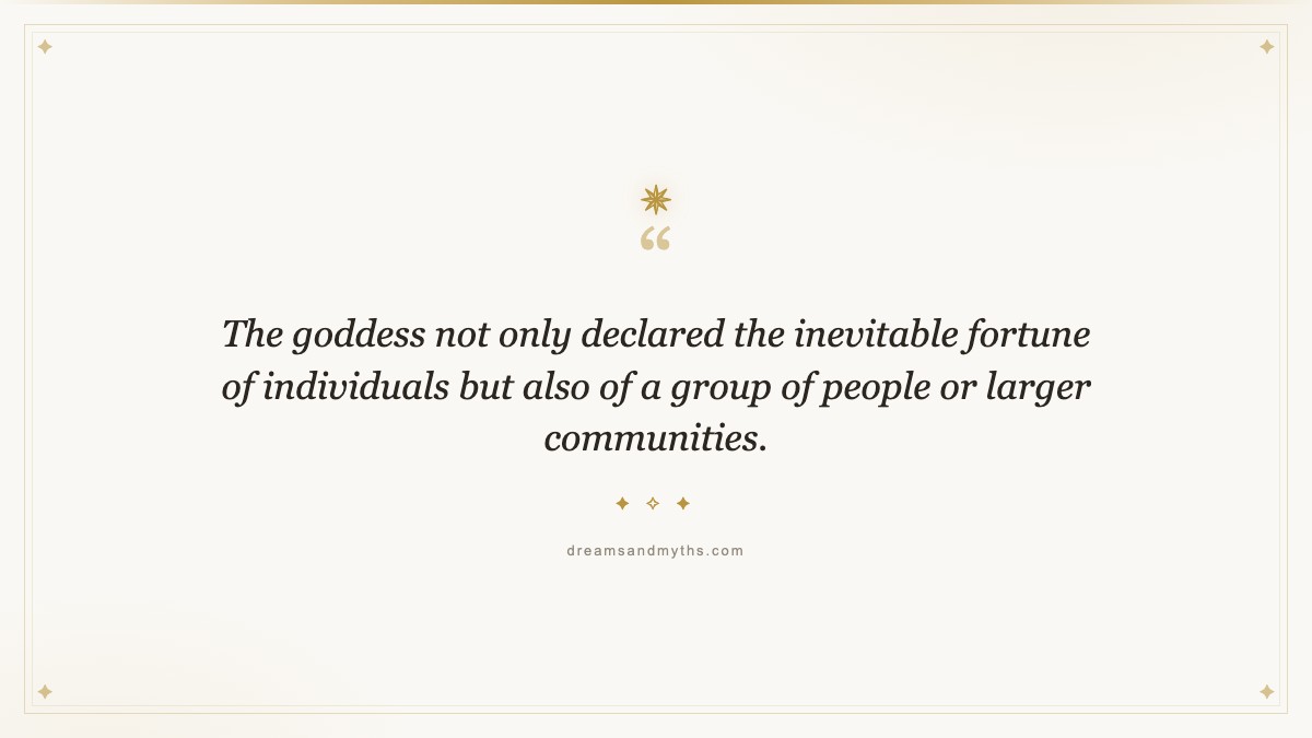 Pull quote from Tyche: The Greek Goddess of Luck & Fortune