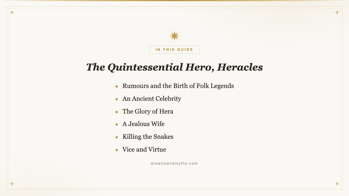 At a glance — The Quintessential Hero, Heracles