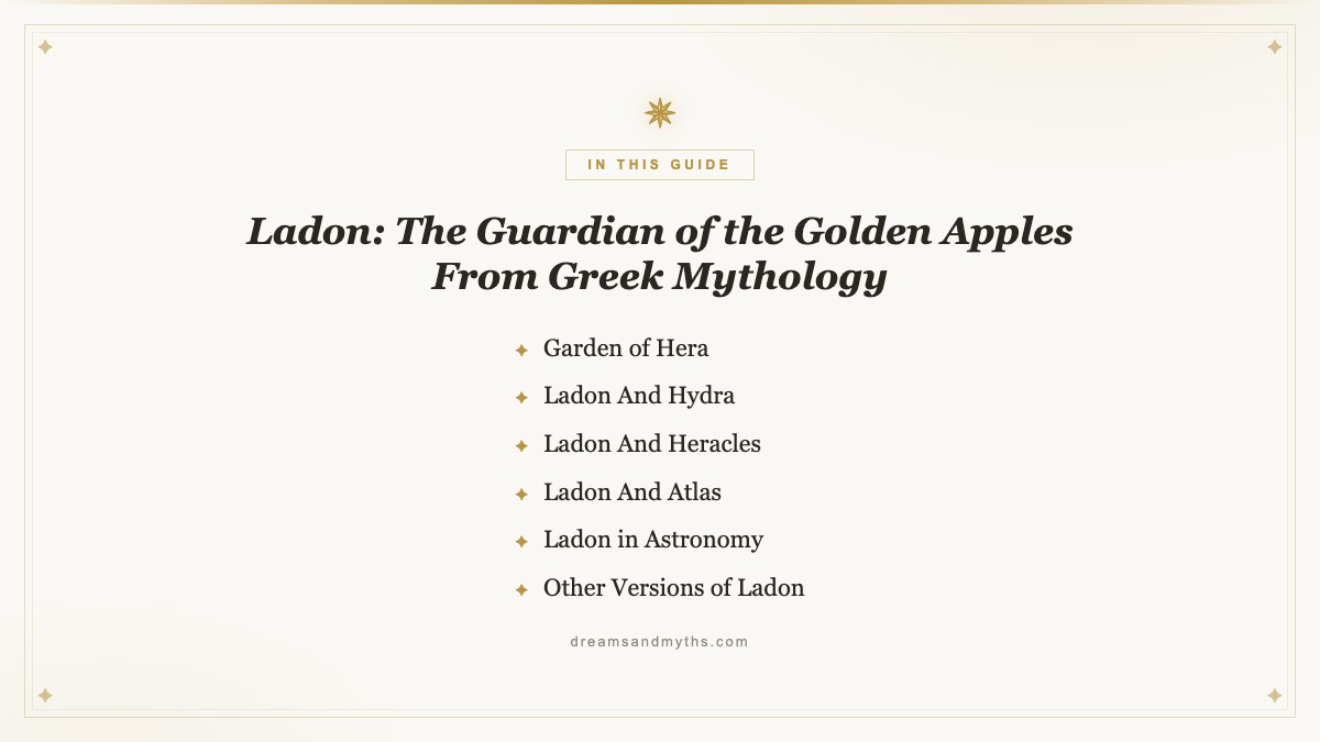 At a glance — Ladon: The Guardian of the Golden Apples From Greek Mythology