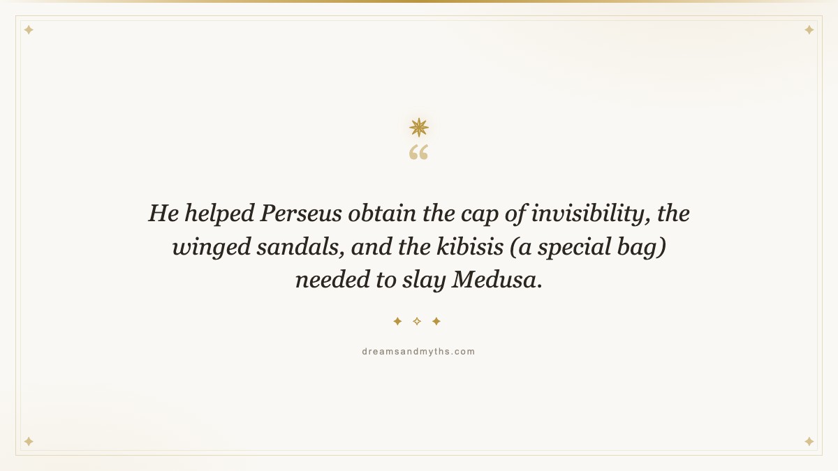 Pull quote from Hermes: The Messenger God of Greek Mythology