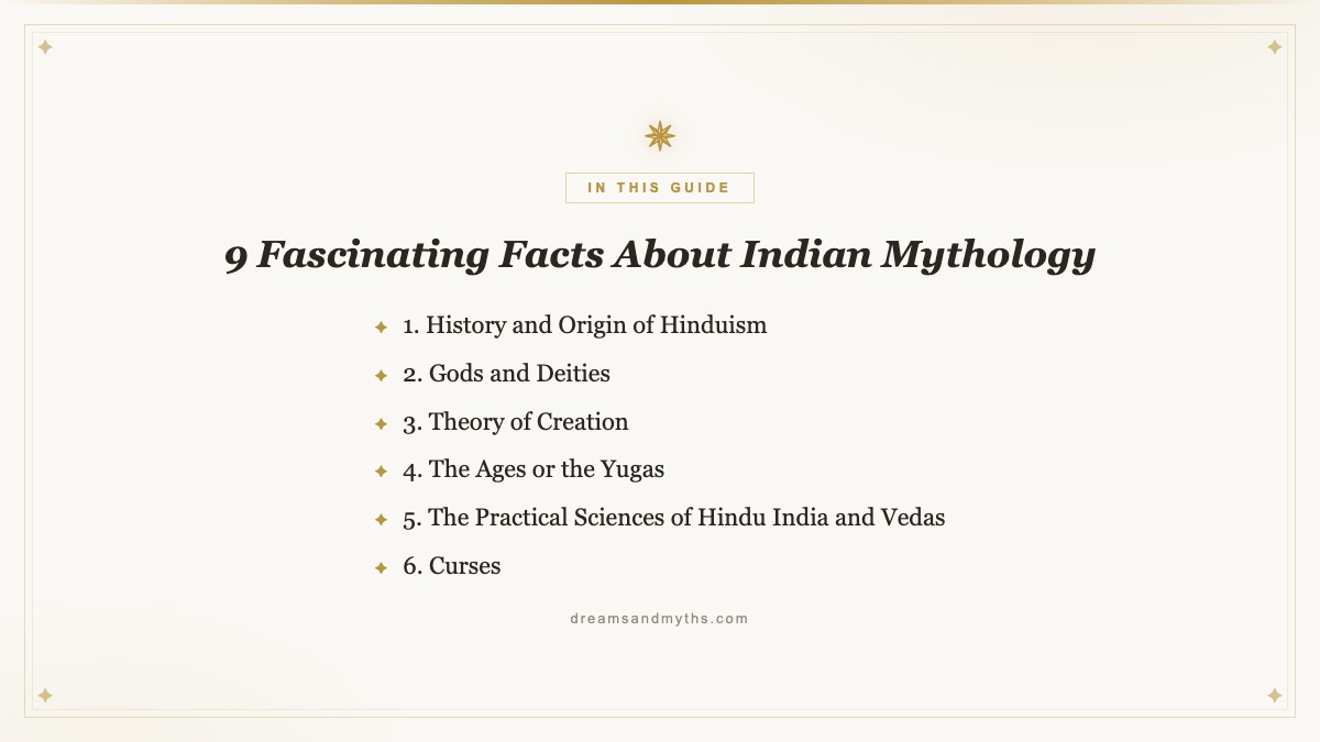 At a glance — 9 Fascinating Facts About Indian Mythology