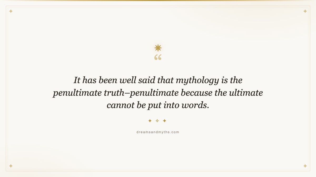 Pull quote from 39+ Joseph Campbell Quotes (Myth, Symbol, Bliss