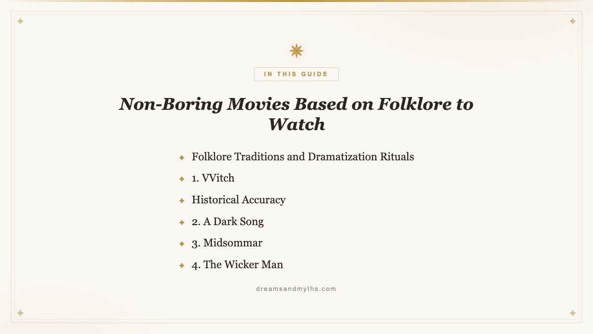 At a glance — Non-Boring Movies Based on Folklore to Watch