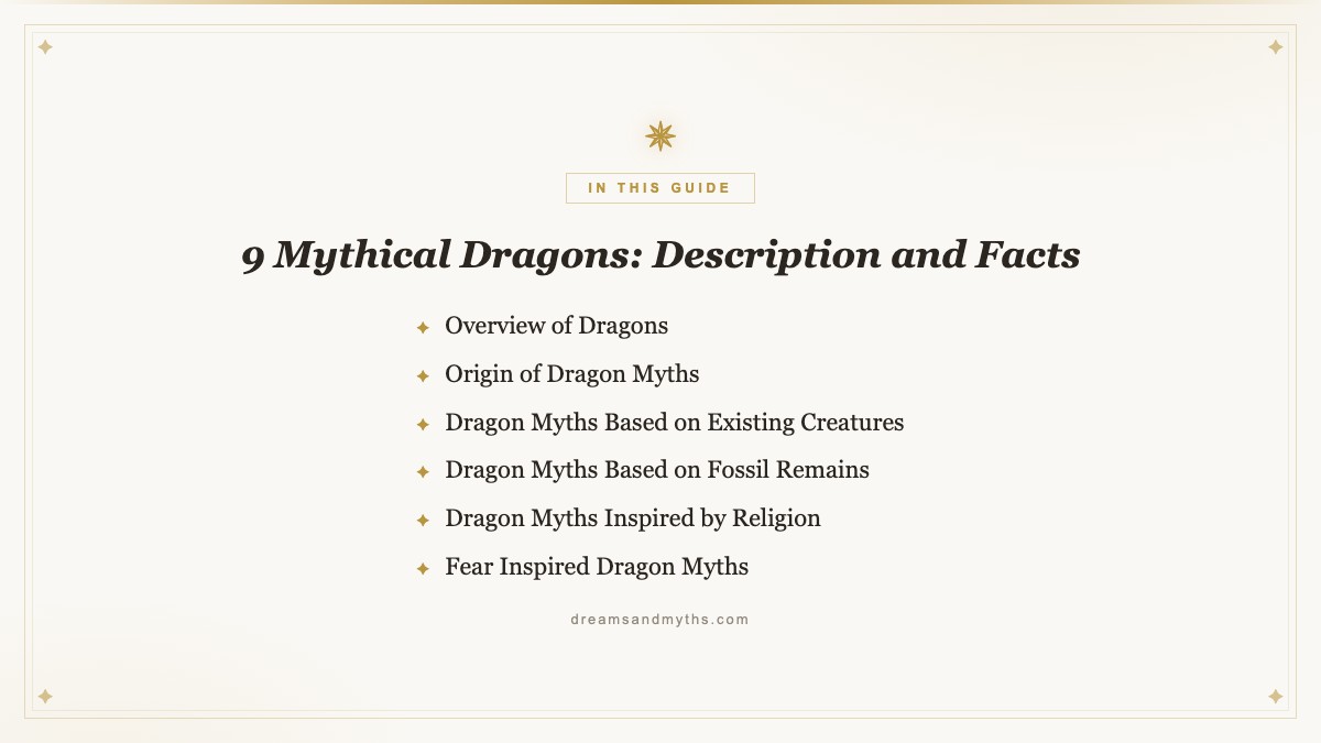 At a glance — 9 Mythical Dragons: Description and Facts