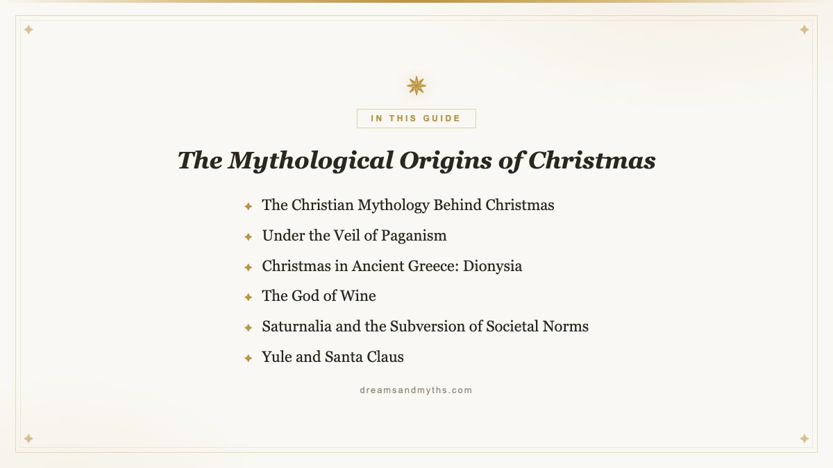 At a glance — The Mythological Origins of Christmas