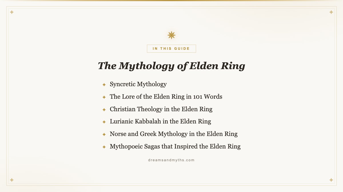 At a glance — The Mythology of Elden Ring