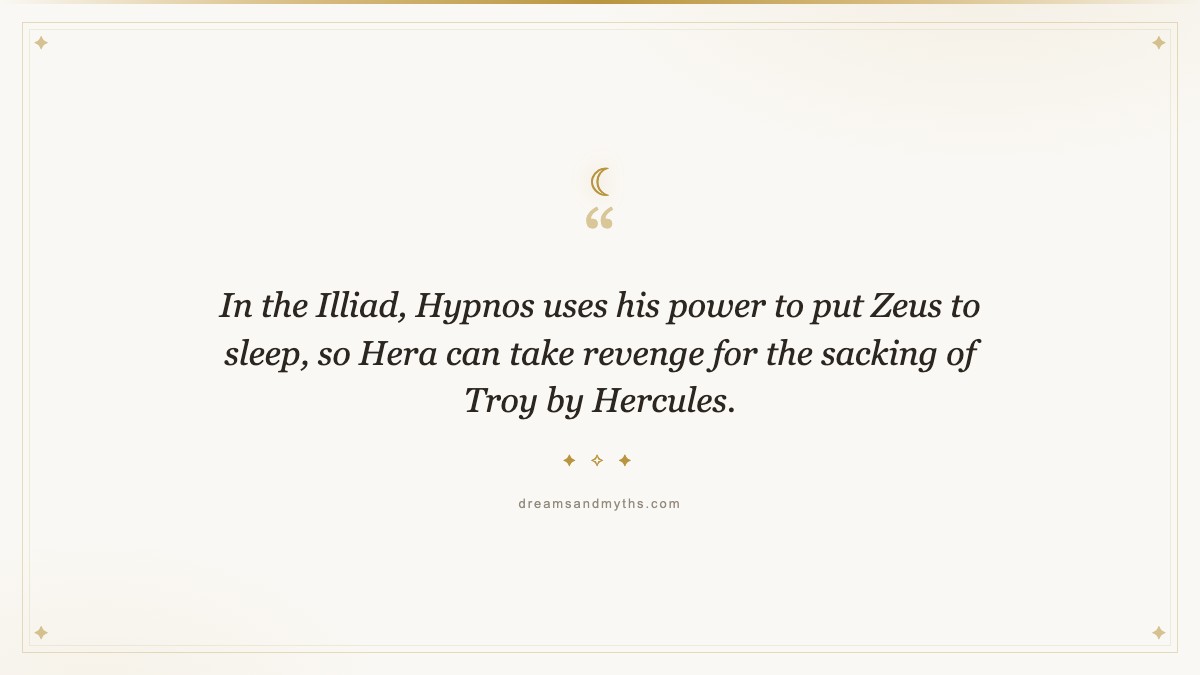 Pull quote from The Greek Gods of Sleep and Dreams