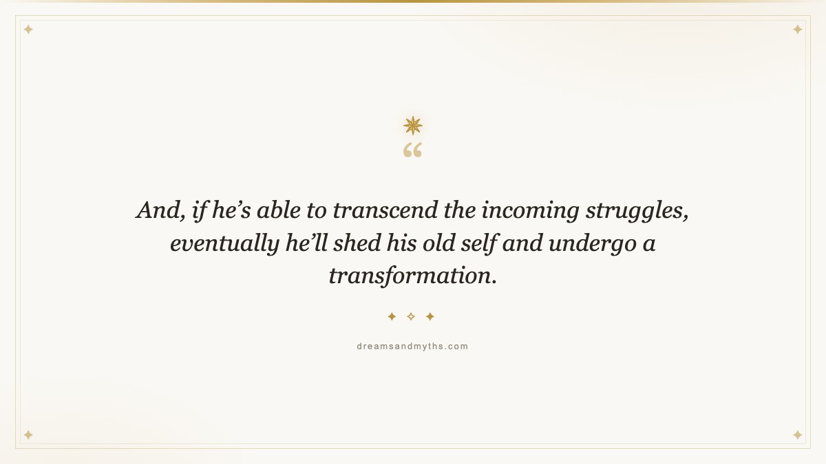 Pull quote from 12 Steps of the Hero's Journey in The Hobbit