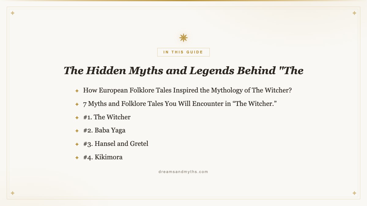 At a glance — The Hidden Myths and Legends Behind "The