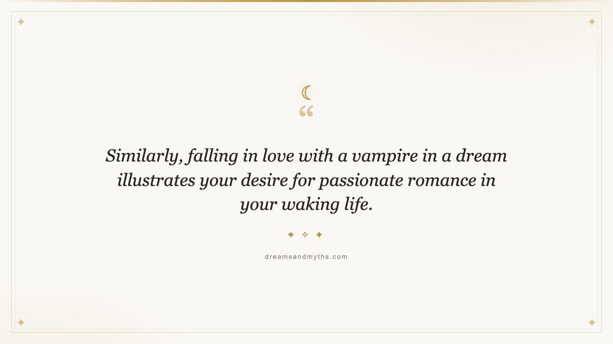 Pull quote from Dreams About Vampires (Meaning and Interpretation)