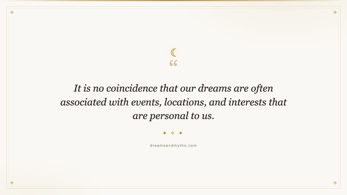 Pull quote from What is Oneirology? Definition, Pronunciation,