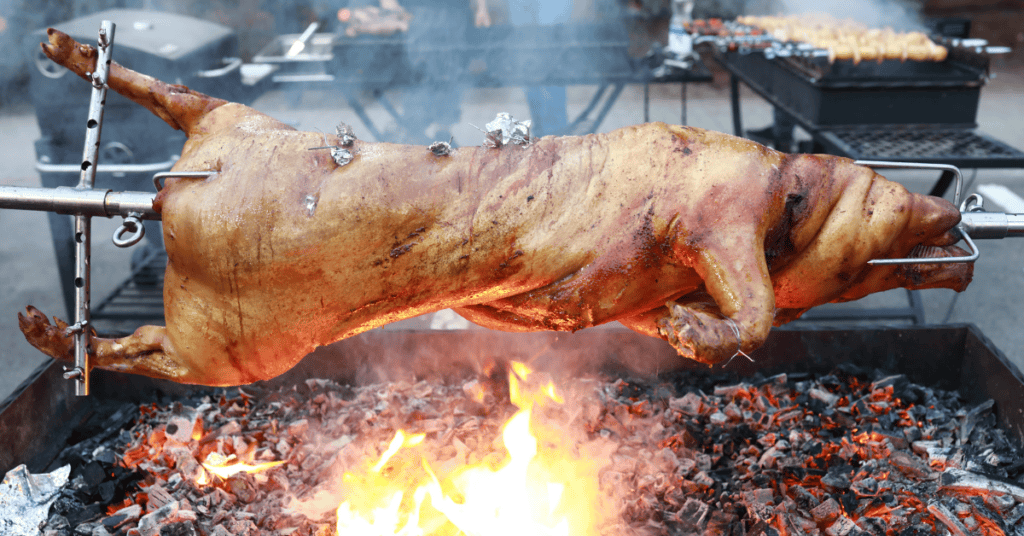 Dream about Roasting a Pig on a Skewer